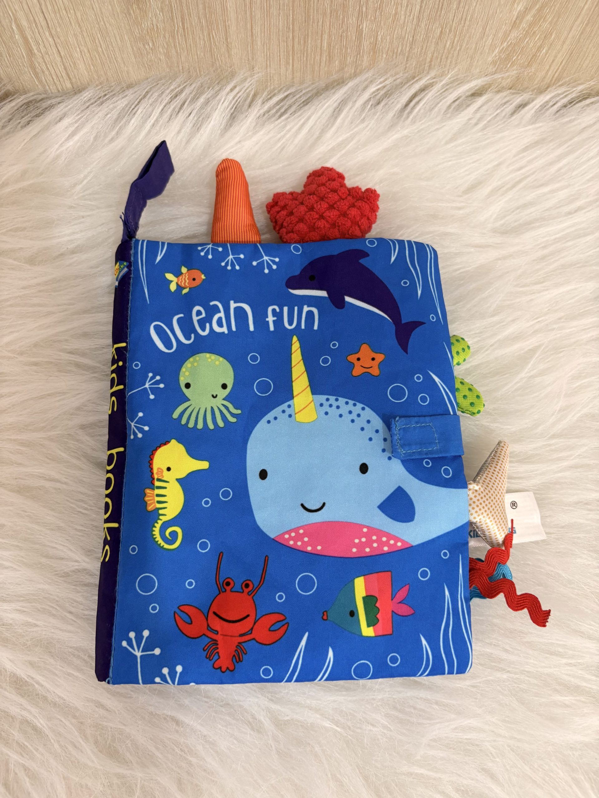 کتاب پارچهای دم دار موجودات دریایی،ocean fun - تصویر 4