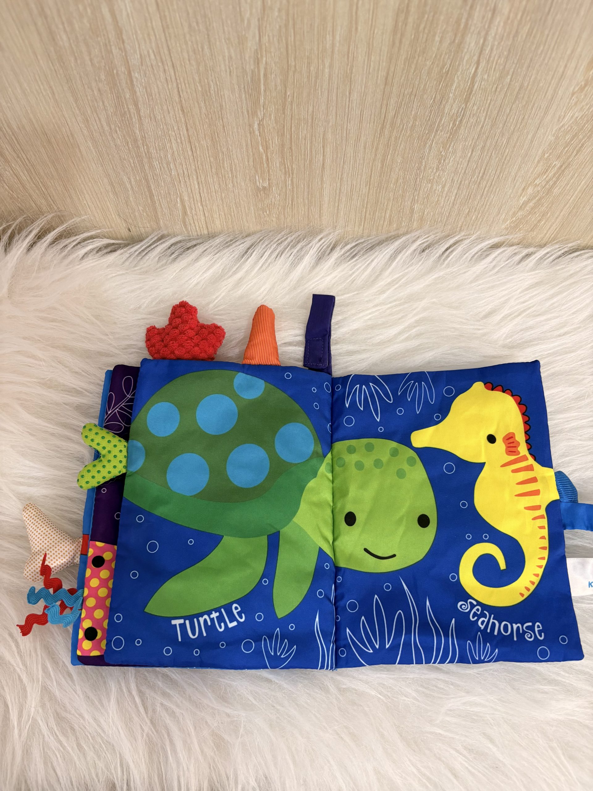 کتاب پارچهای دم دار موجودات دریایی،ocean fun - تصویر 2