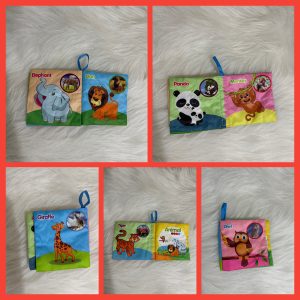 کتاب پارچه‌ای حیوانات خش خشی