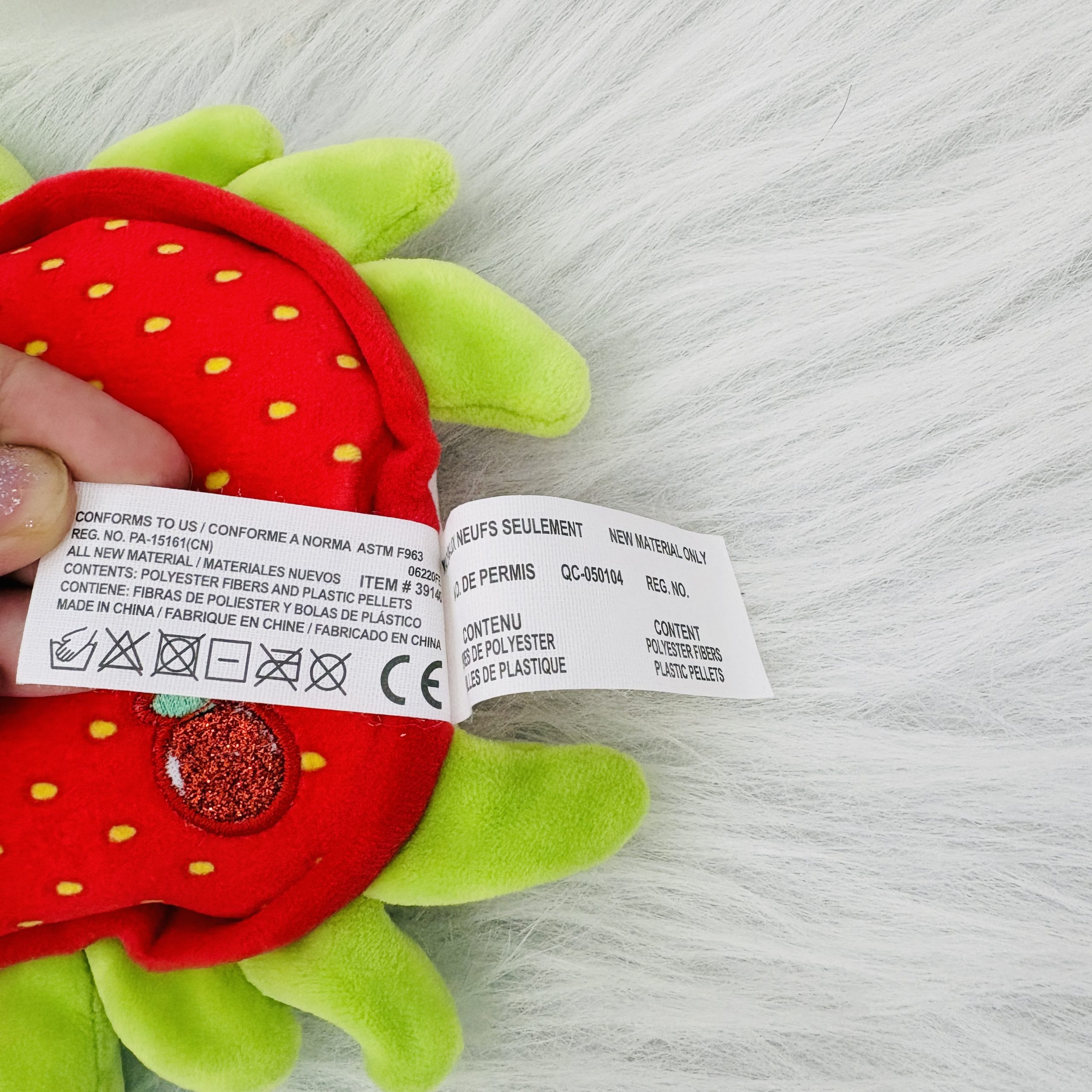 عروسک پولیشی خرچنگ توتفرنگی معطرCutetitos Fruititos | Strawberry Crab - تصویر 7
