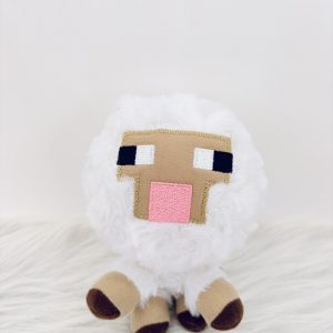 عروسک پولیشی گوسفند سفید ماینکرفت برند Mojang