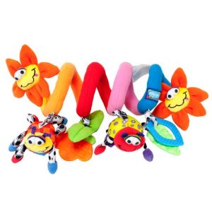 آویز مارپیچ گل آفتابگردان و حشرات برند پلی‌گرو|playgro