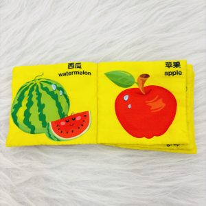 کتاب پارچه‌ای میوه‌ها|fruits